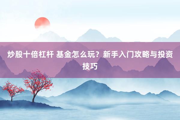 炒股十倍杠杆 基金怎么玩？新手入门攻略与投资技巧